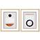 Helgo Kalvo 18"W x 22"H Framed Art Set of 2
