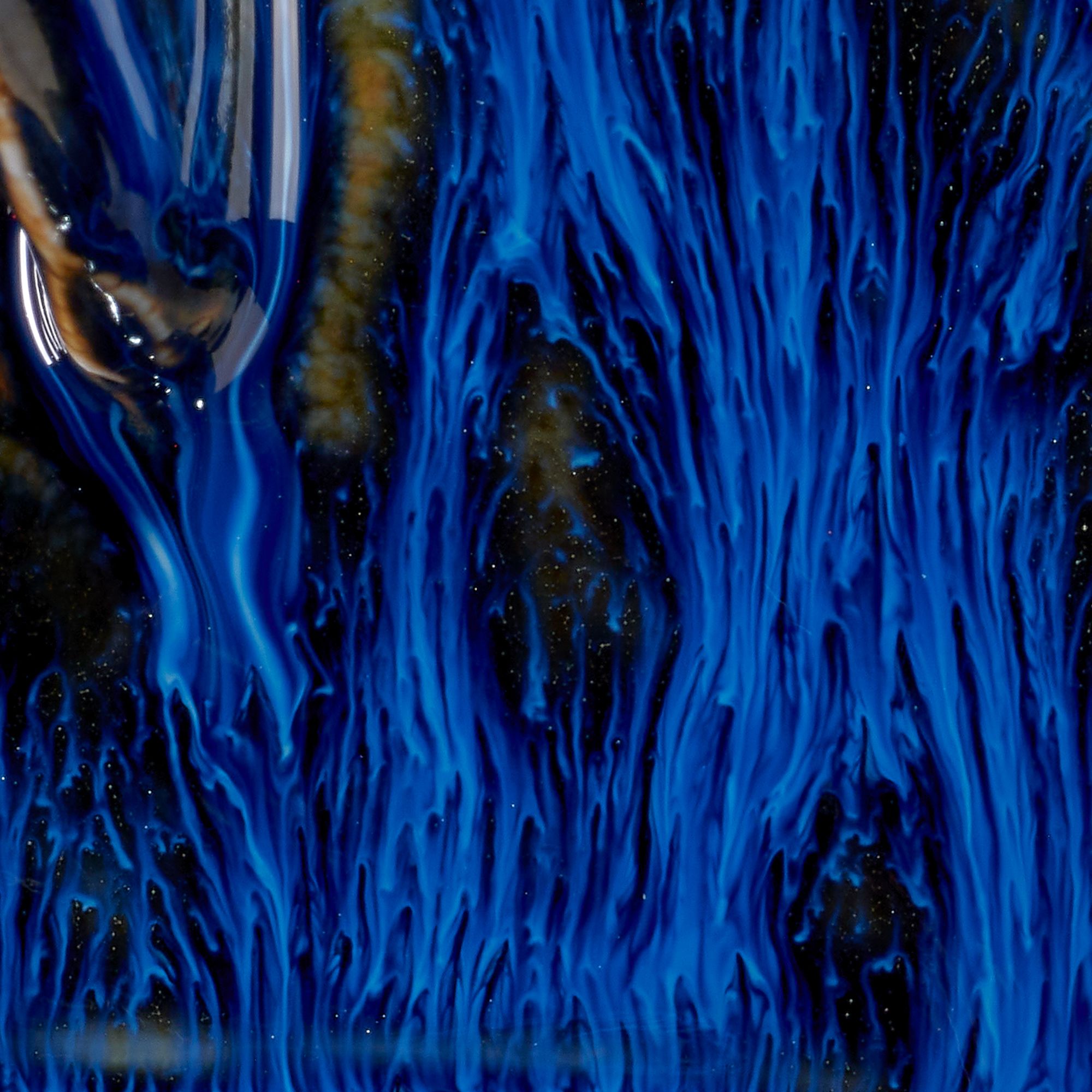 Image 4 Helios Ceramic Table Lamp, Blue more views