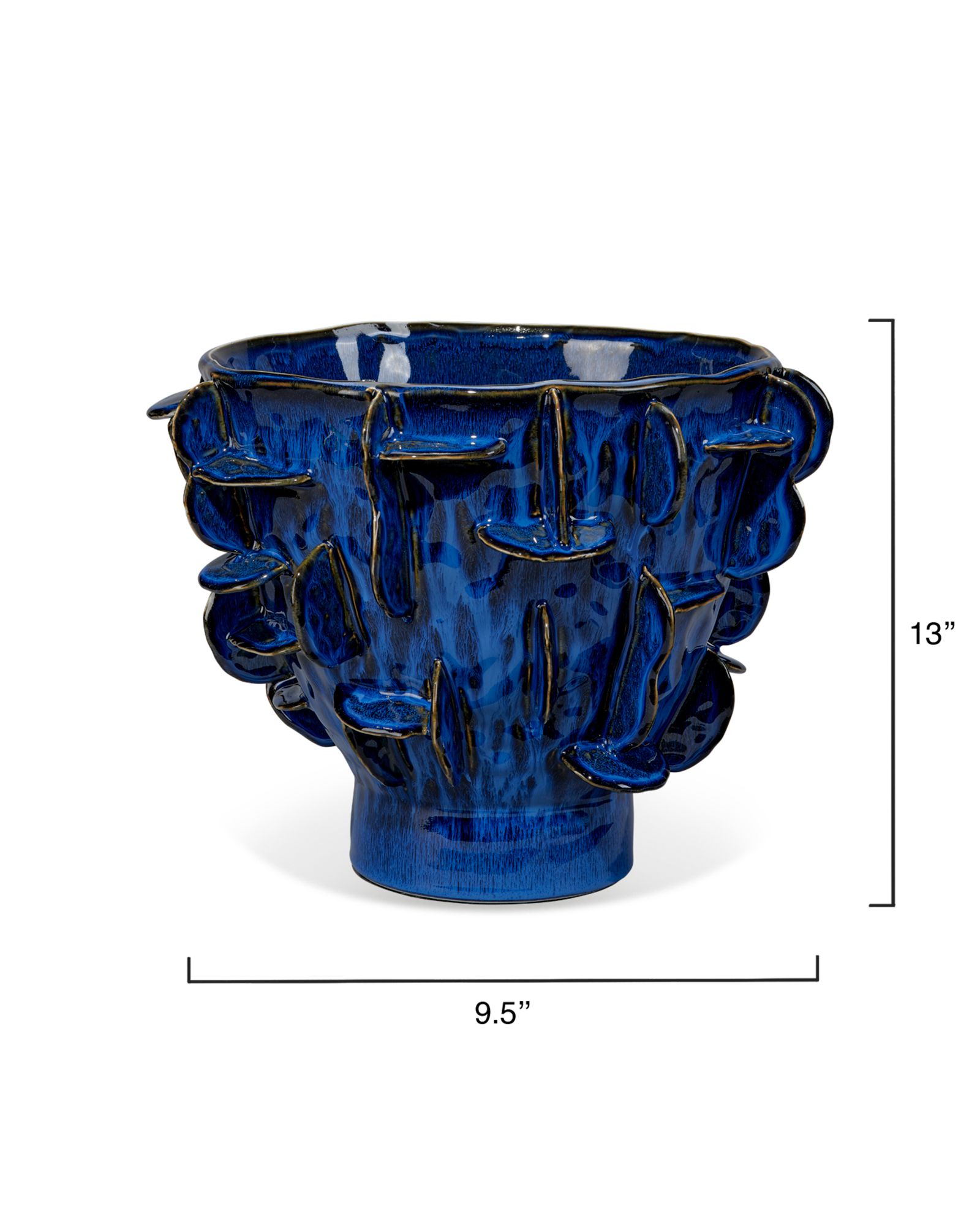 Image 4 HELIOS VASE COBALT BLUE more views