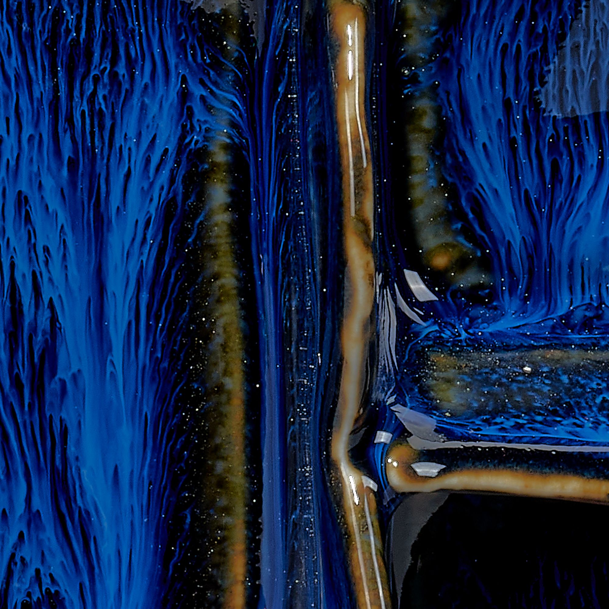 Image 5 HELIOS VASE COBALT BLUE more views