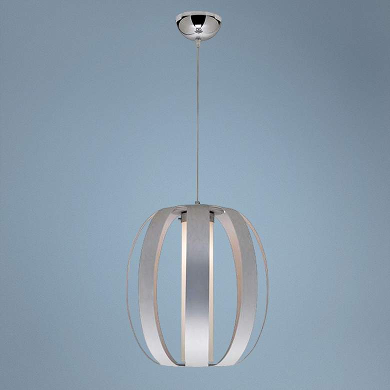 Image 1 Helix Collection Single 15 inch Wide Pendant Chandelier