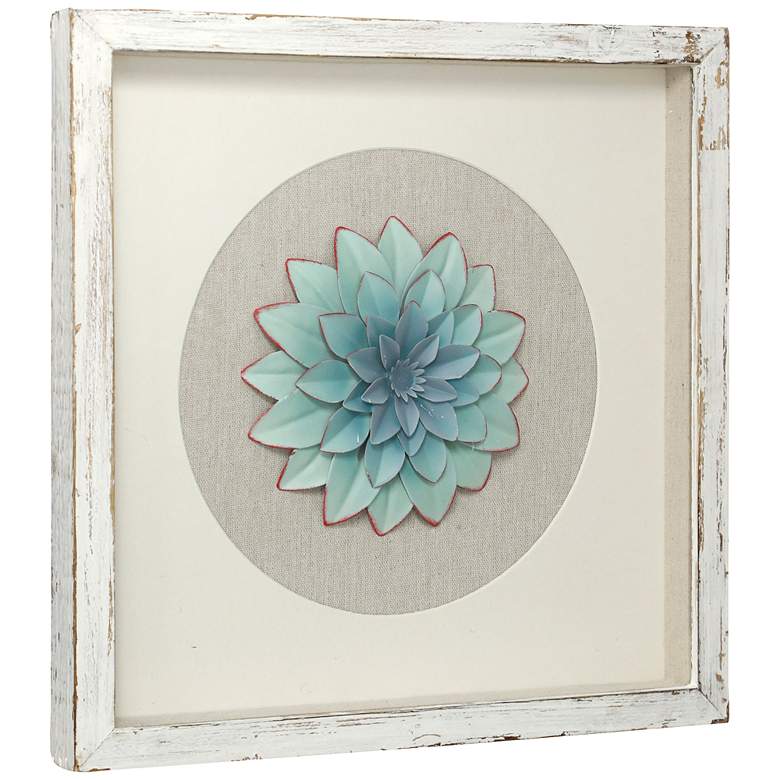 Image 1 Hello Friend III 3D Flower 12" Square Shadow Box Wall Art