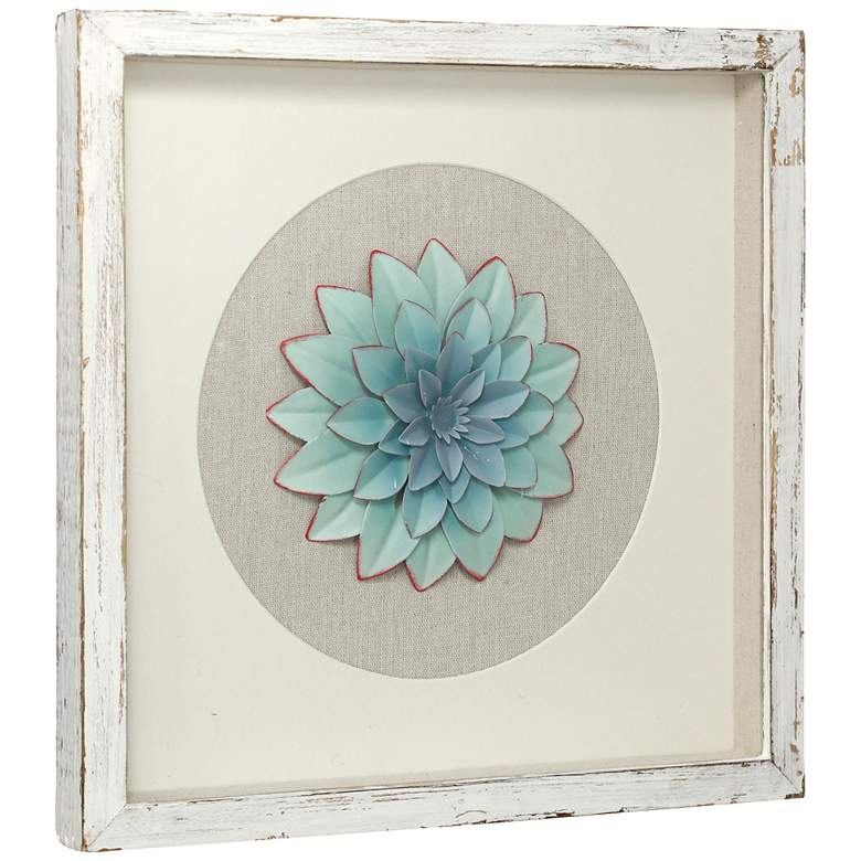 Image 1 Hello Friend III 3D Flower 12 inch Square Shadow Box Wall Art