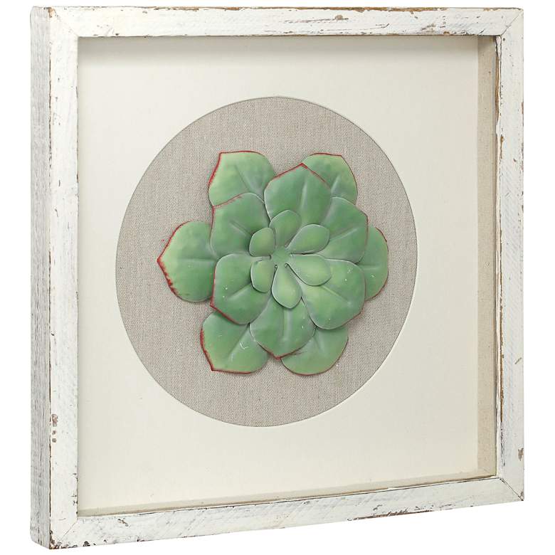 Image 1 Hello Friend IV 3D Flower 12 inch Square Shadow Box Wall Art