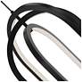 3_Helmet 35.25"H x 30"W 3-Light Pendant in Black more views