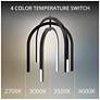 4_Helmet 35.25"H x 30"W 3-Light Pendant in Black more views