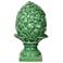 Helsa 12 1/4"H Green Blooming Artichoke Ceramic Sculpture