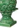 4_Helsa 12 1/4"H Green Blooming Artichoke Ceramic Sculpture more views