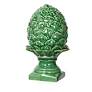 5_Helsa 12 1/4"H Green Blooming Artichoke Ceramic Sculpture more views