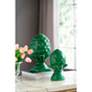 Helsa 12 1/4"H Green Blooming Artichoke Ceramic Sculpture