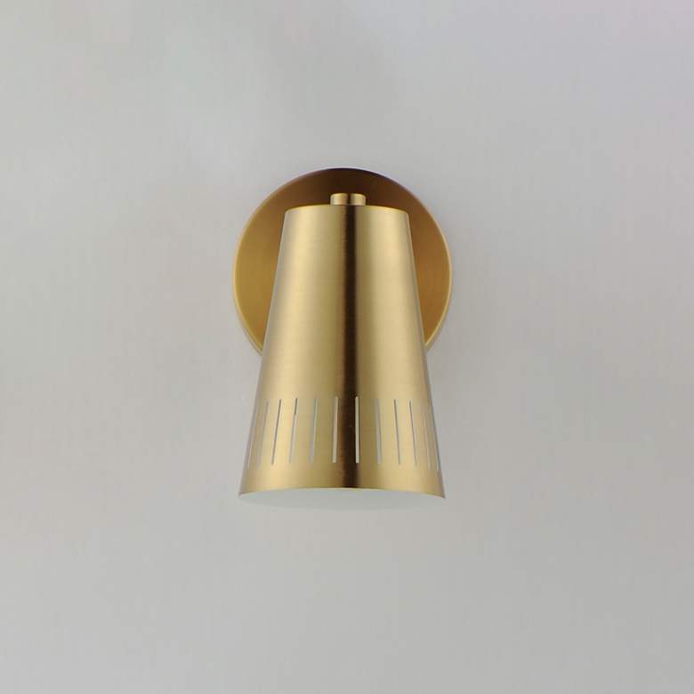 Image 2 Helsinki 1-Light Wall Sconce Brass more views