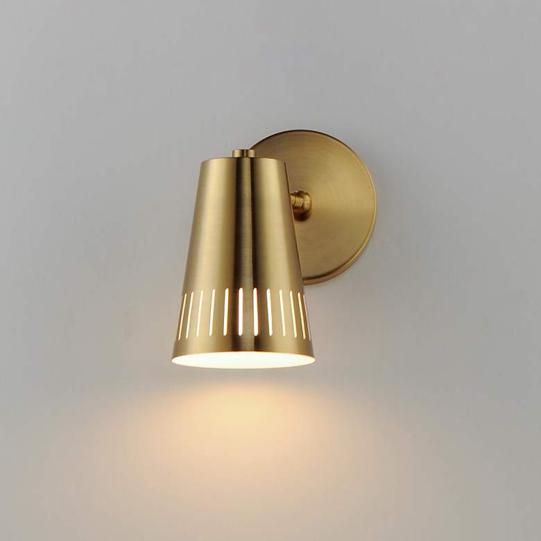 Image 3 Helsinki 1-Light Wall Sconce Brass more views