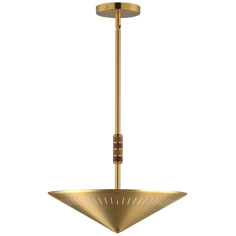 Image 1 Helsinki 16" Pendant - Natural Aged Brass
