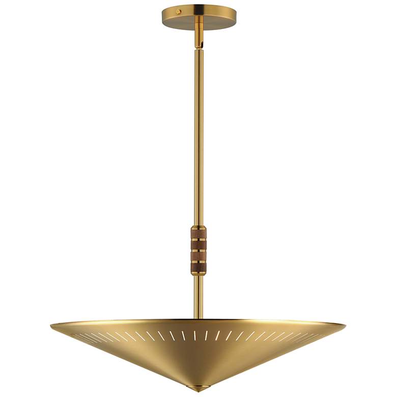 Image 1 Helsinki 20" Pendant - Natural Aged Brass