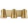 Helsinki 20"W Natural Aged Brass 3-Light Vanity Bath Light