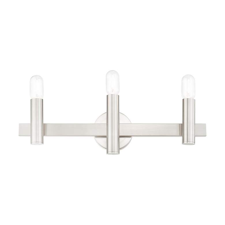 Image 5 Helsinki 3 Light Brushed Nickel Bath Vanity more views