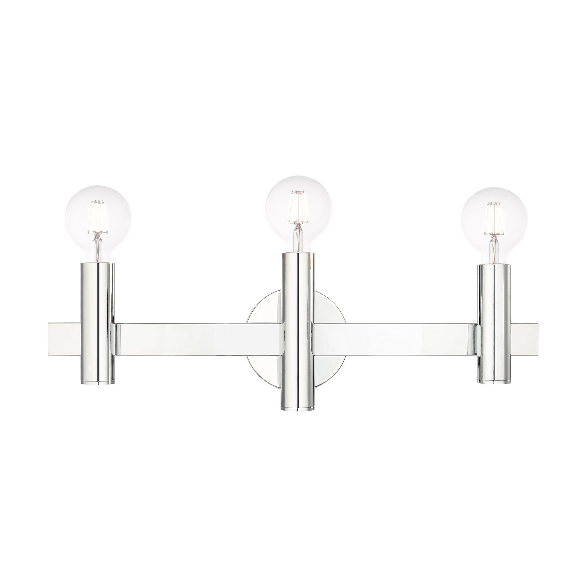 Helsinki 3 Light Polished Chrome Bath Vanity
