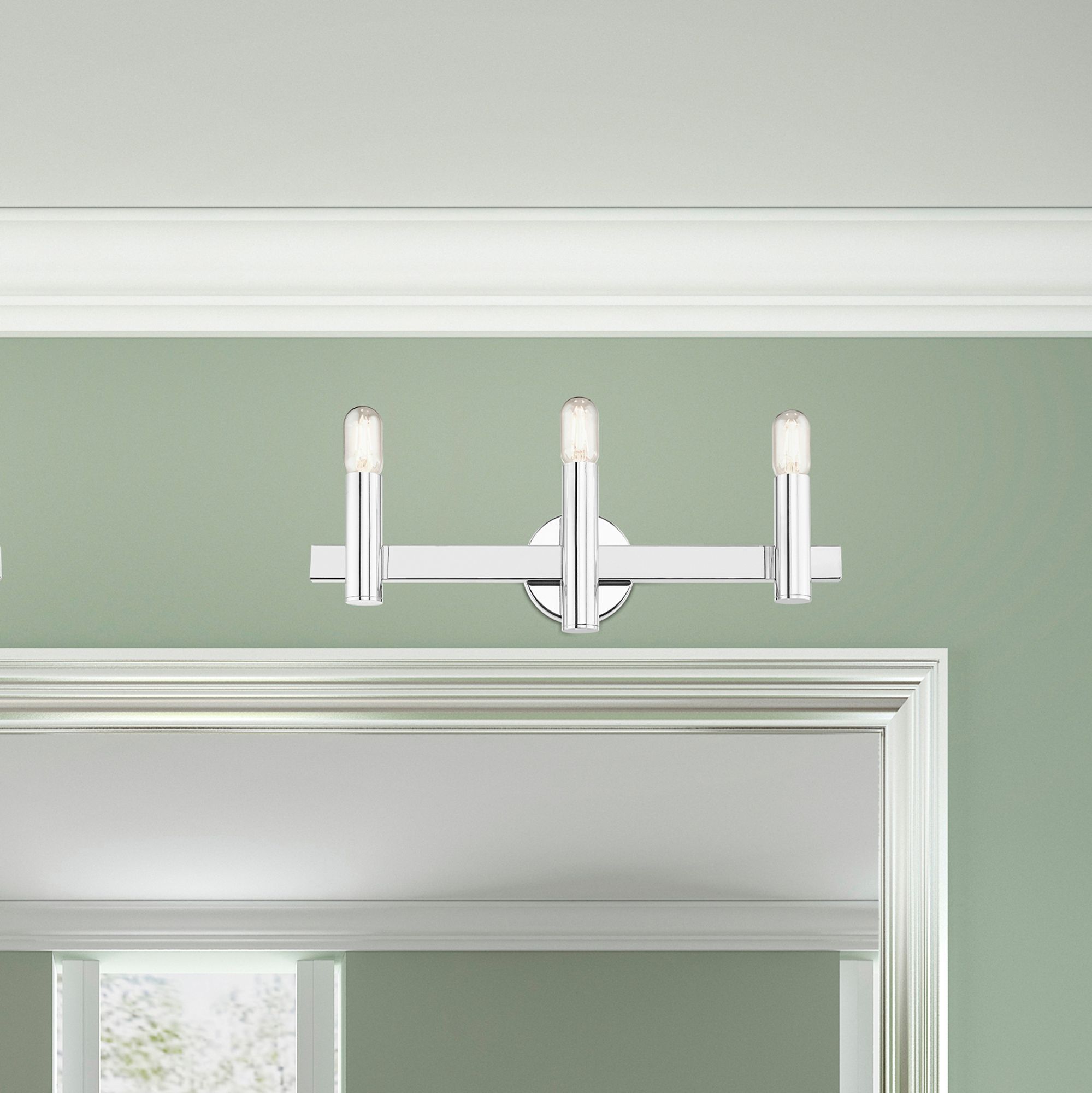 Helsinki 3 Light Polished Chrome Bath Vanity