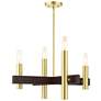 2_Helsinki 4 Light Satin Brass Chandelier