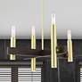 1_Helsinki 4 Light Satin Brass Chandelier