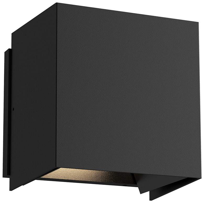 Image 1 Helsinki 6-in 1 Light Black Integrated LED Outdoor Wall 12W Kuzco