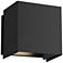 Helsinki 6-in 1 Light Black Integrated LED Outdoor Wall 12W Kuzco