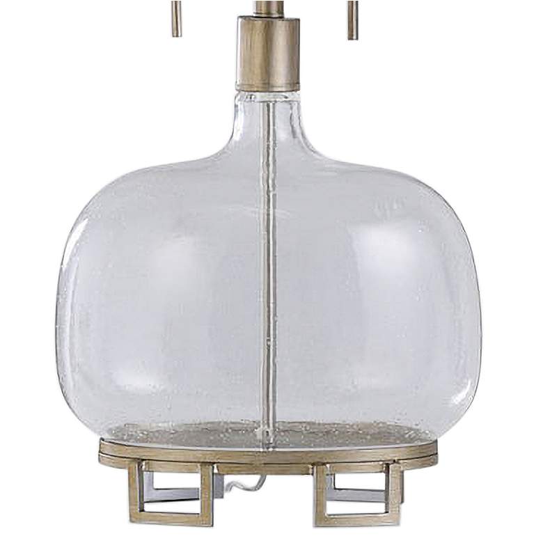 Image 4 Helston Clear Glass Table Lamp more views