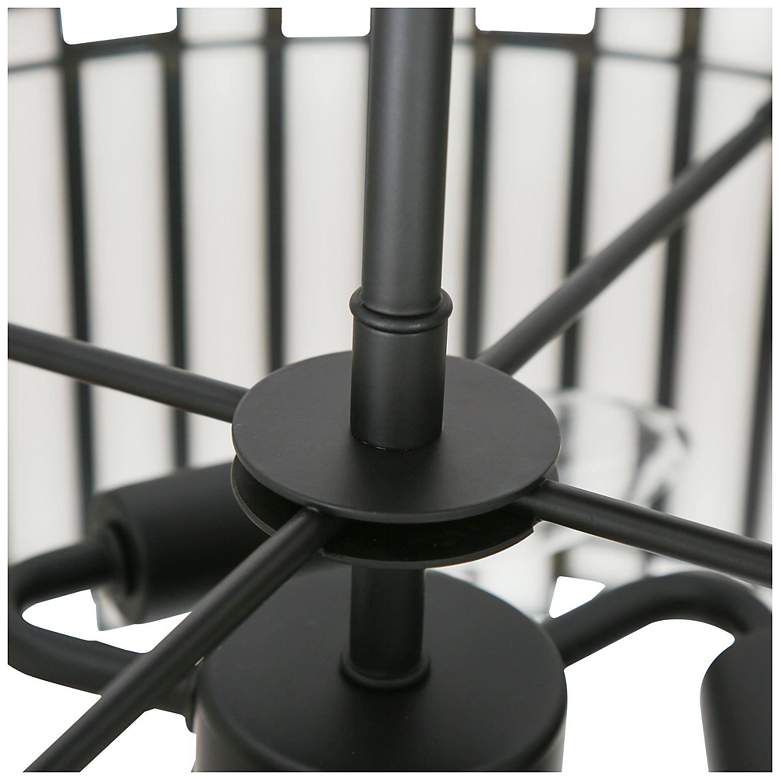 Image 3 Hemaaolay 12 1/2" Wide Matte Black 3-Light Ceiling Light more views
