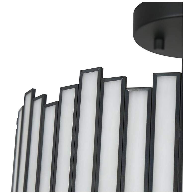Image 5 Hemaaolay 12 1/2" Wide Matte Black 3-Light Ceiling Light more views