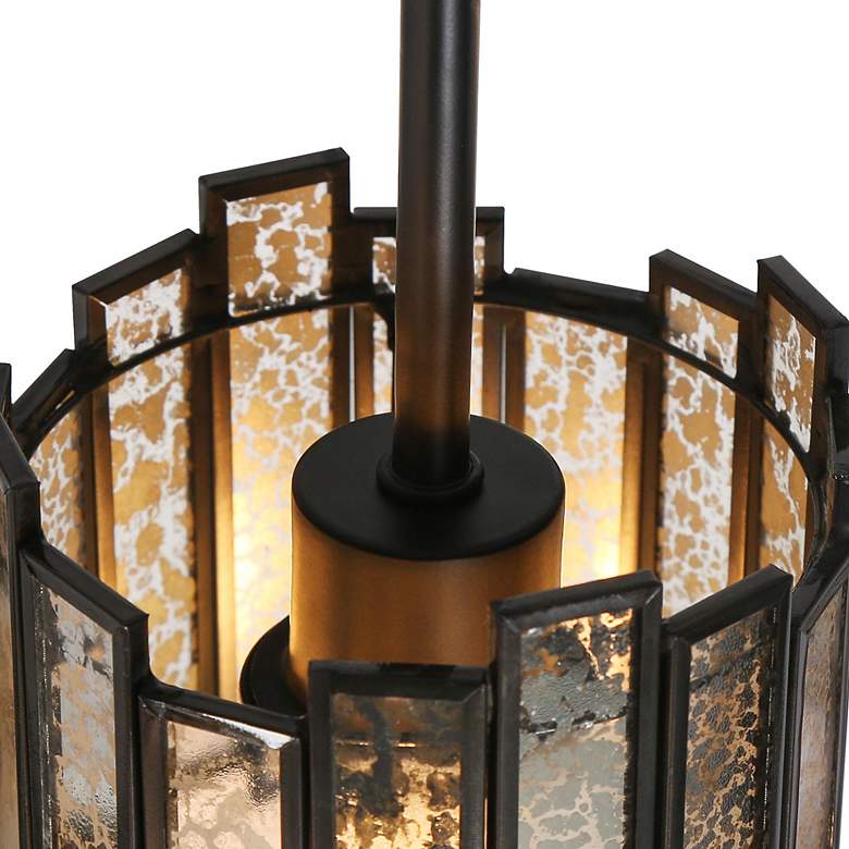 Image 3 Hemera 45 1/4" Wide Matte Black 5-Light Island Chandelier more views