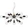Hemingson 35 1/2"W Gun Metal Clear Globe 15-Light Pendant