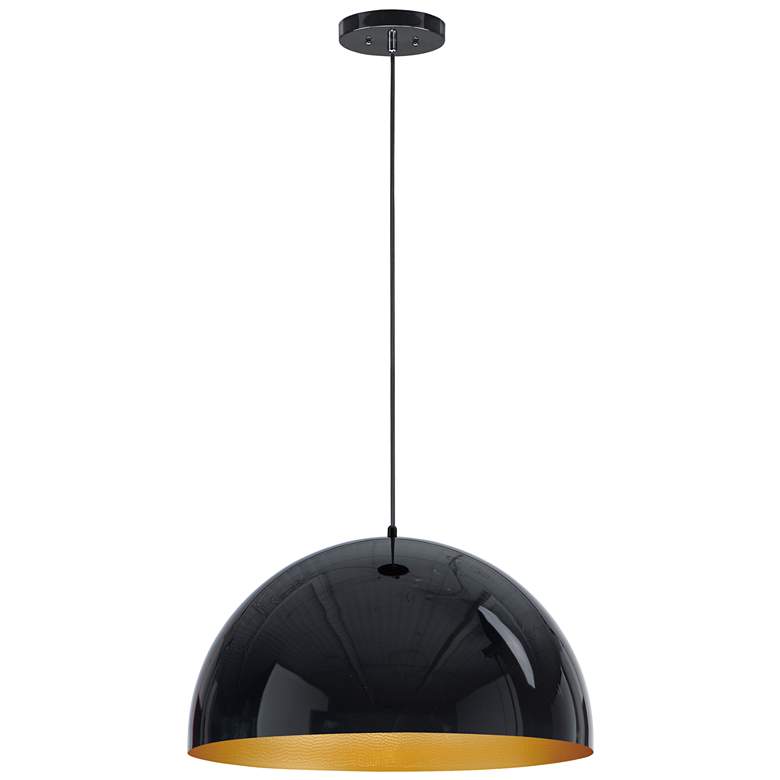 Image 1 Hemisphere 1-Light 24 inch LED Pendant