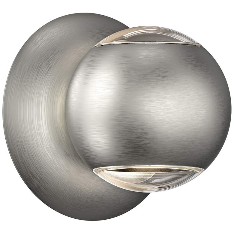 Image 1 Hemisphere 4.25 inch Natural Anodized Up/Down Sconce