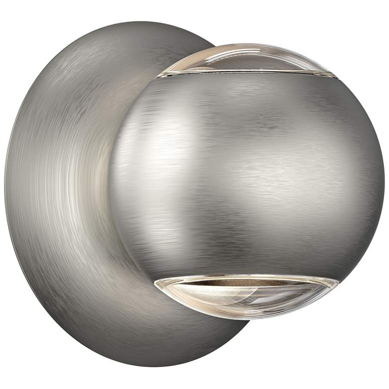 Image 1 Hemisphere 4.25" Natural Anodized Up/Down Sconce