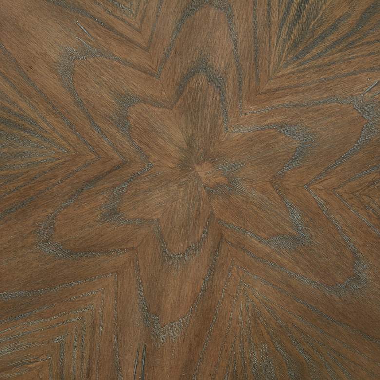 Image 3 Hemlock 22 1/4" Wide Natural and Black Round Accent Table more views