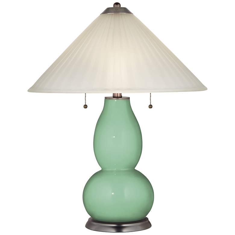 Image 1 Hemlock Fulton Table Lamp with Fluted Glass Shade