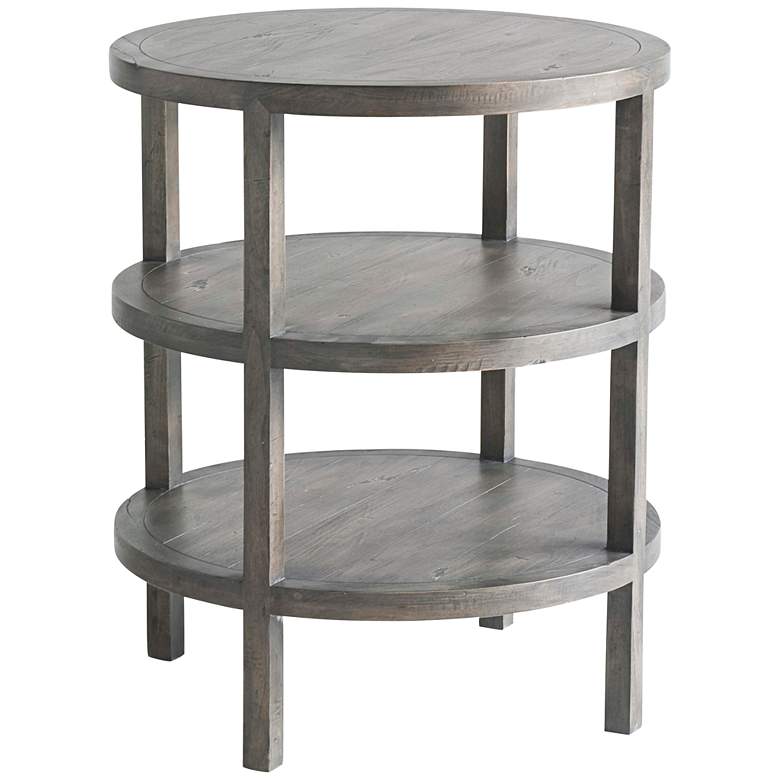 Image 1 Hemway 23" Wide NoDa Cocoa Wood Accent Table