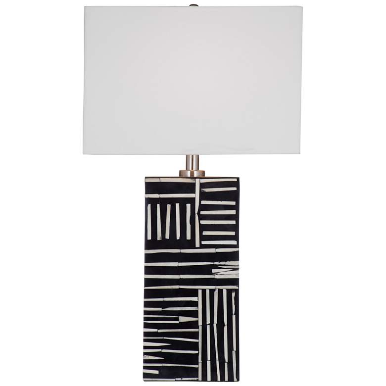 Image 1 Hender 27" Modern Styled Black Table Lamp