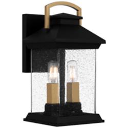 Henderson 2-Light Earth Black Outdoor Wall Lantern
