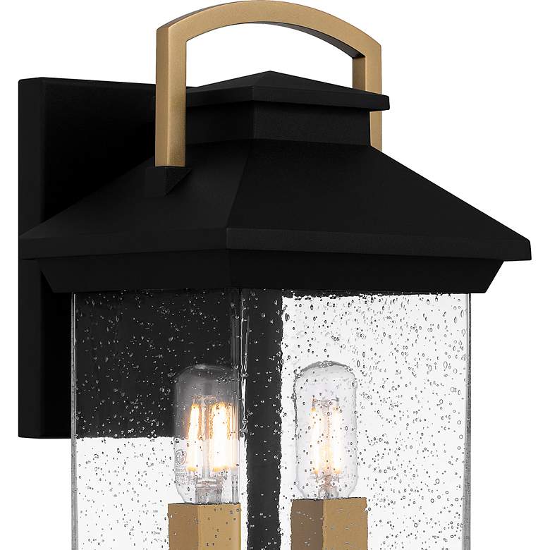 Image 7 Henderson 2-Light Earth Black Outdoor Wall Lantern more views