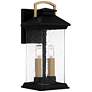 2_Henderson 2-Light Earth Black Outdoor Wall Lantern