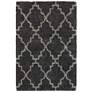 Henderson 5&#39;3"x7&#39;6" Charcoal and Gray Trellis Area Rug