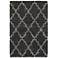 Henderson Charcoal and Gray Trellis Area Rug