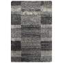 Henderson 5&#39;3"x7&#39;6" Gray and Charcoal Plaid Area Rug