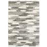 Henderson 565J9 5&#39;3"x7&#39;6" Gray and Ivory Area Rug