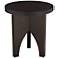 Hendrik 18 3/4" Wide Dark Wood Side Table