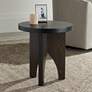 2_Hendrik 18 3/4" Wide Dark Wood Side Table
