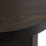 4_Hendrik 18 3/4" Wide Dark Wood Side Table more views