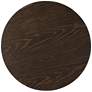 6_Hendrik 18 3/4" Wide Dark Wood Side Table more views