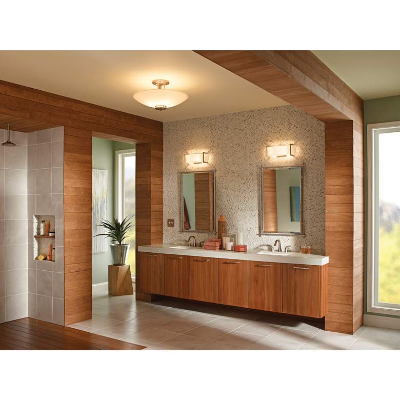 Image 3 Hendrik Brushed Nickel Semi Flush 4Lt more views